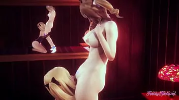 Anime lesbienne porno